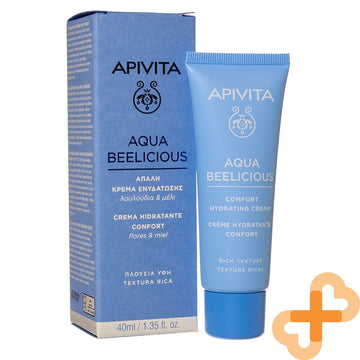 APIVITA AQUA Beelicious Comfort Face Cream for Dry Skin 40 ml Flowers APIVITA