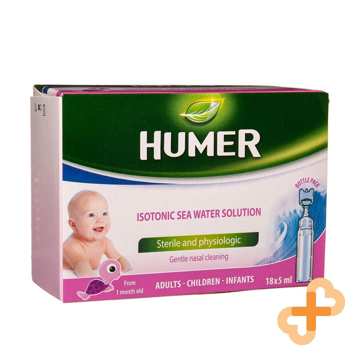 HUMER Infant Isotonic Sea Water Solution For Baby 5ml x 18 Doses Stuffy Humer